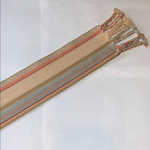 Vintage Christian Dior Cotton Woven Belt